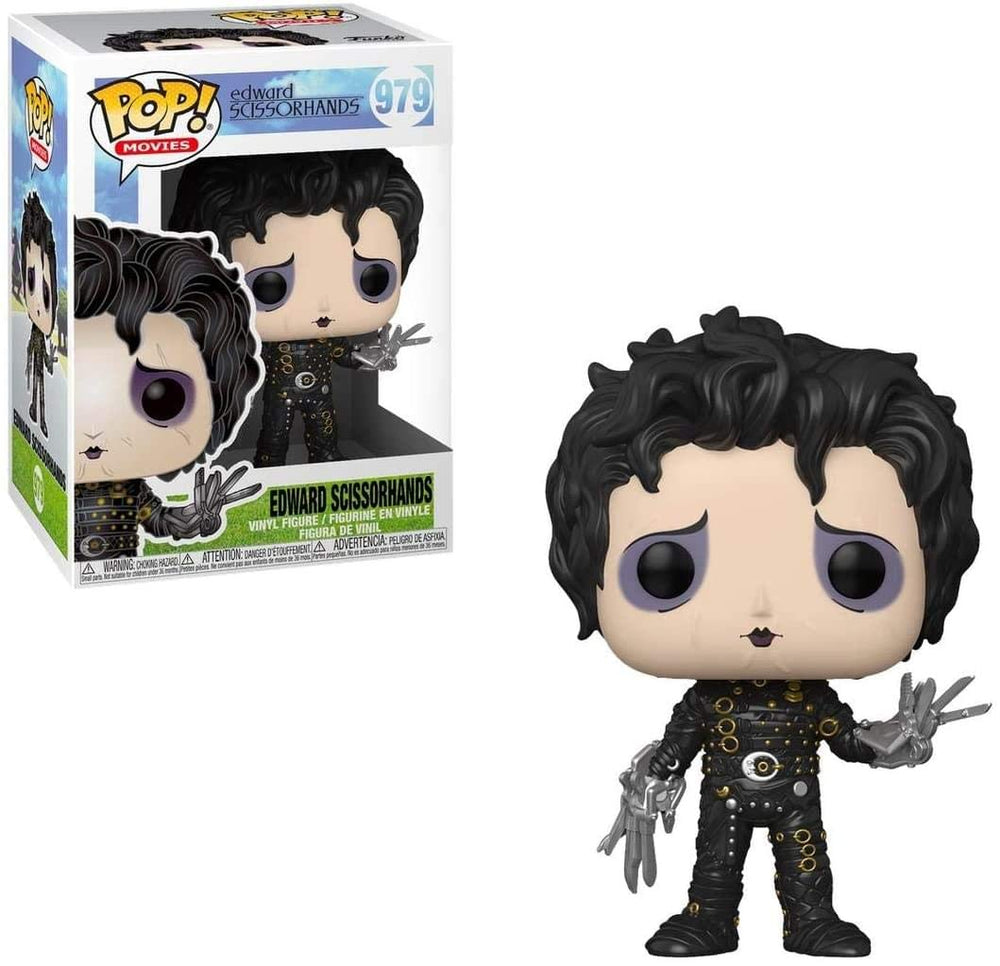 Funko Edward Scissorhands Pop! figure side view for display and collection.