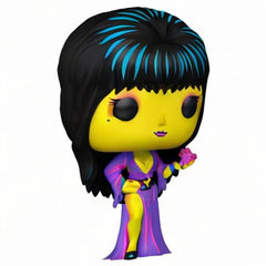 Funko Elvira heart-holding neon deco pose adds a bold horror-themed centerpiece.