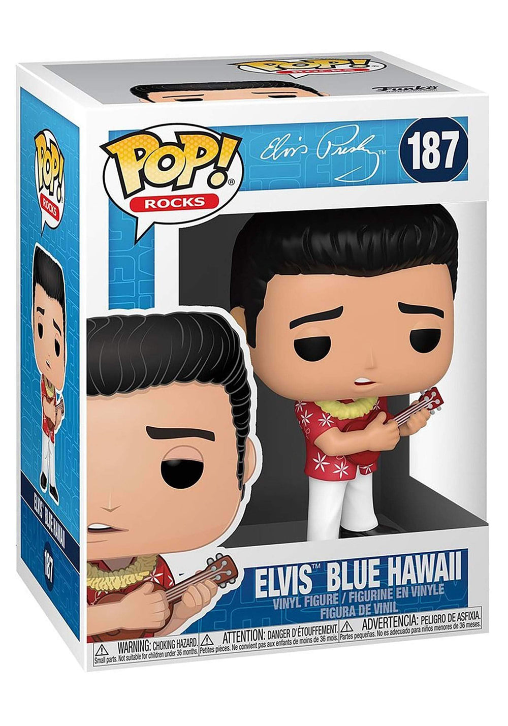 Funko Elvis Blue Hawaii packaging photo for gifting ideas