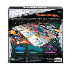 Funko Fast & Furious Highway Heist Game play session depicting coordinated high-speed maneuvers