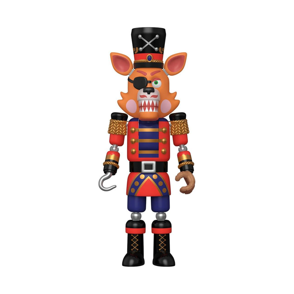 Funko FNAF Nutcracker Foxy side view highlights collectible poseability for shelves.