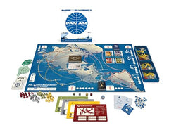 Funko Games Pan Am game board map showing global routes for immersive play