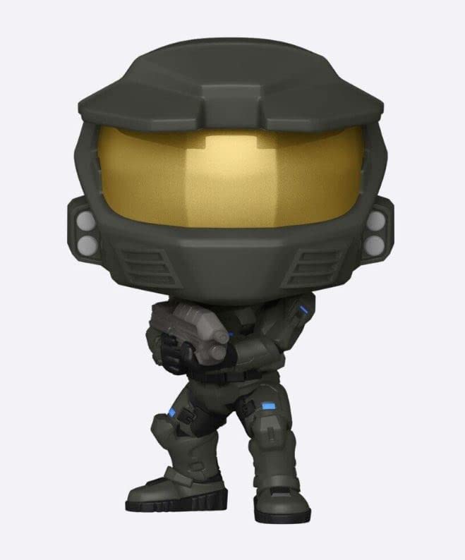 Funko Master Chief POP! halo figure in exclusive box, great for shelf display.