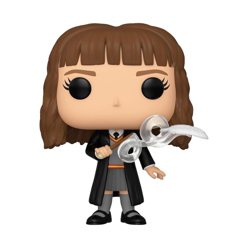 Funko Hermione Feather box shows window packaging ideal for gifting.