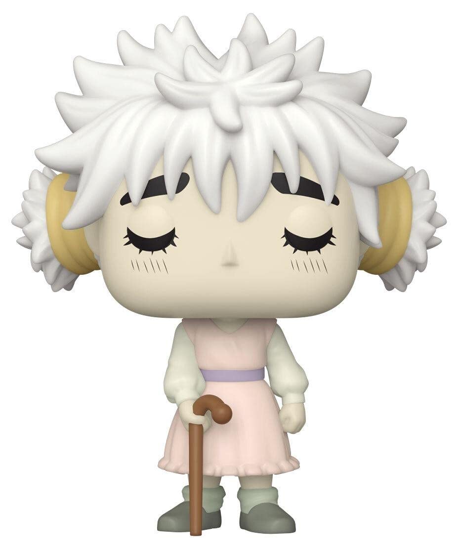 Funko Komugi figure side view, showcases walking stick detail for display setups.