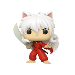 Funko Inuyasha Pop in window display box, ideal for gifting and showcasing.