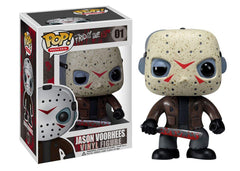 Funko Jason Voorhees Friday the 13th Pop, side view, perfect for shelf collection