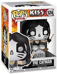 Funko Kiss Catman figure in window display box, ready to gift.