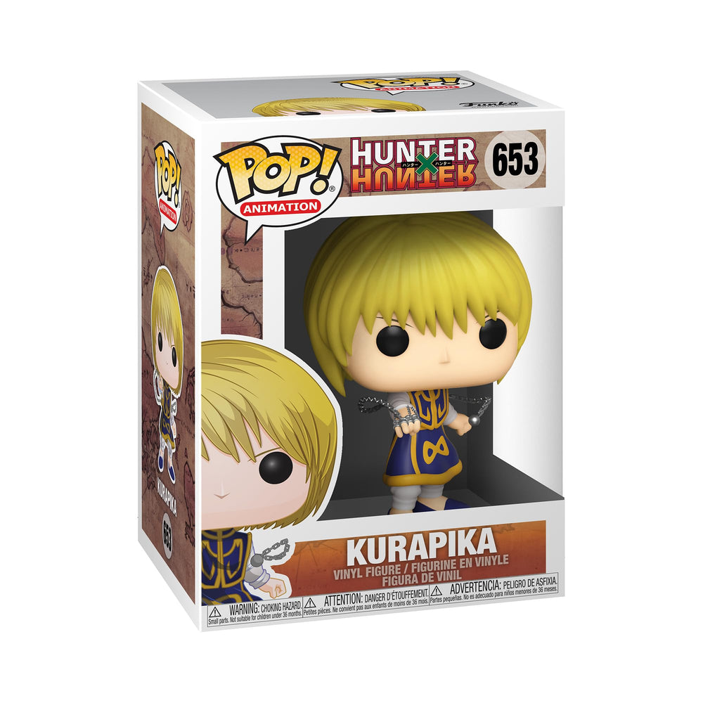 Funko Kurapika Pop front view, ideal display piece for collectors.