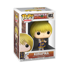 Funko Kurapika Pop front view, ideal display piece for collectors.