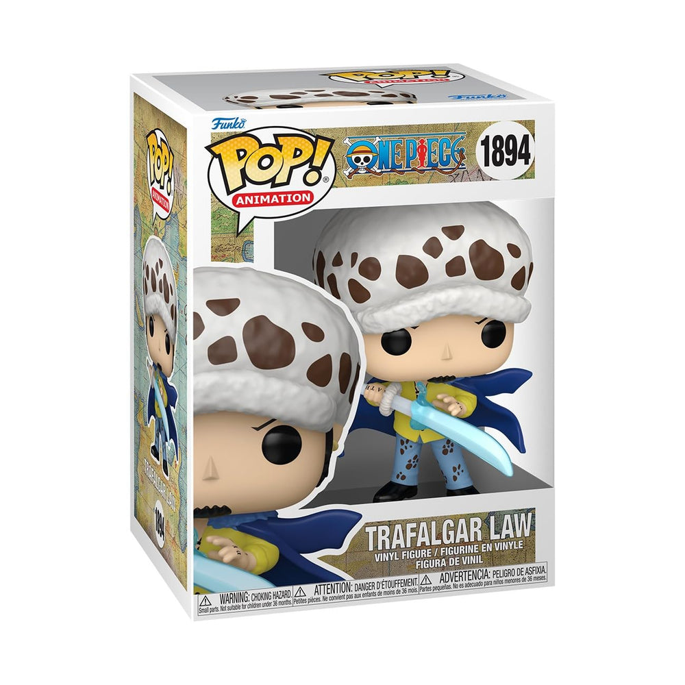 Funko Law blue anesthesia front view, ideal display piece for One Piece collectors