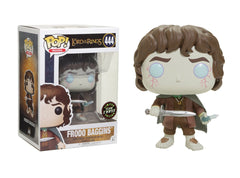 Funko Frodo Spirit Form figure on display shelf highlighting ethereal detail