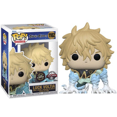 Funko POP Luck Voltia window box packaging protects while displayed.