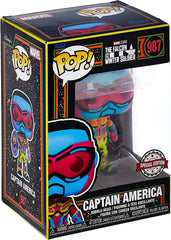 Funko Falcon & Winter Soldier Blacklight detailed pose for shelves.