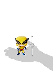 Funko Marvel Wolverine first appearance figure stands 3.75 inches tall for shelf display.