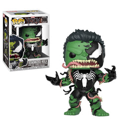 Funko Marvel Venom Hulk pop figure, ideal desk display for collectors and fans