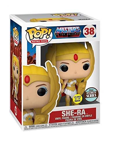 Funko Masters of the Universe She-Ra glow window box packaging for display