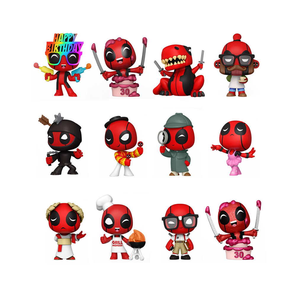 Funko Mystery Minis Deadpool 30th collectible figure ideal for gifting.