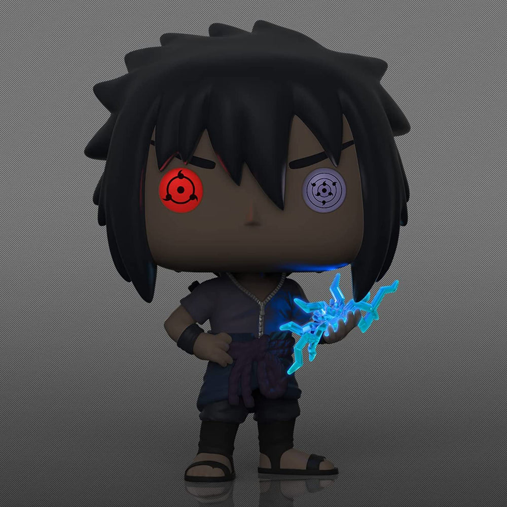 Funko Naruto Sasuke Chidori action pose showcasing dynamic display potential.