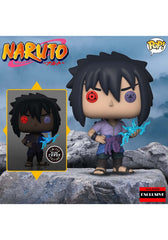 Funko Naruto Shippuden Sasuke Chase AAA-exclusive figure for prized collection.