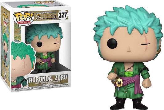 Funko Pop One Piece Zoro figure, ideal display piece for collectors.