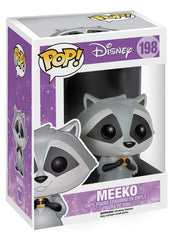 Funko Pocahontas Meeko POP figure on display, ideal for collectors.