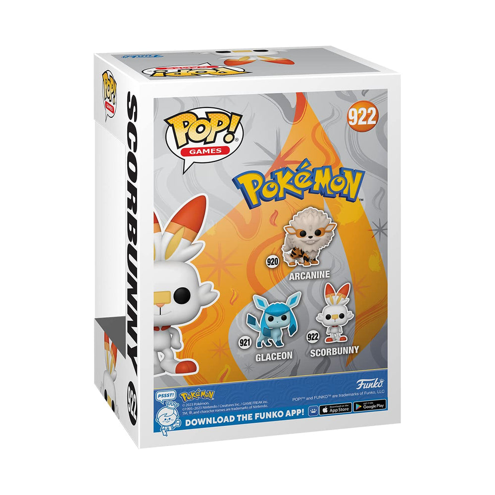Funko Pokemon Scorbunny detailed paint boosts display appeal.