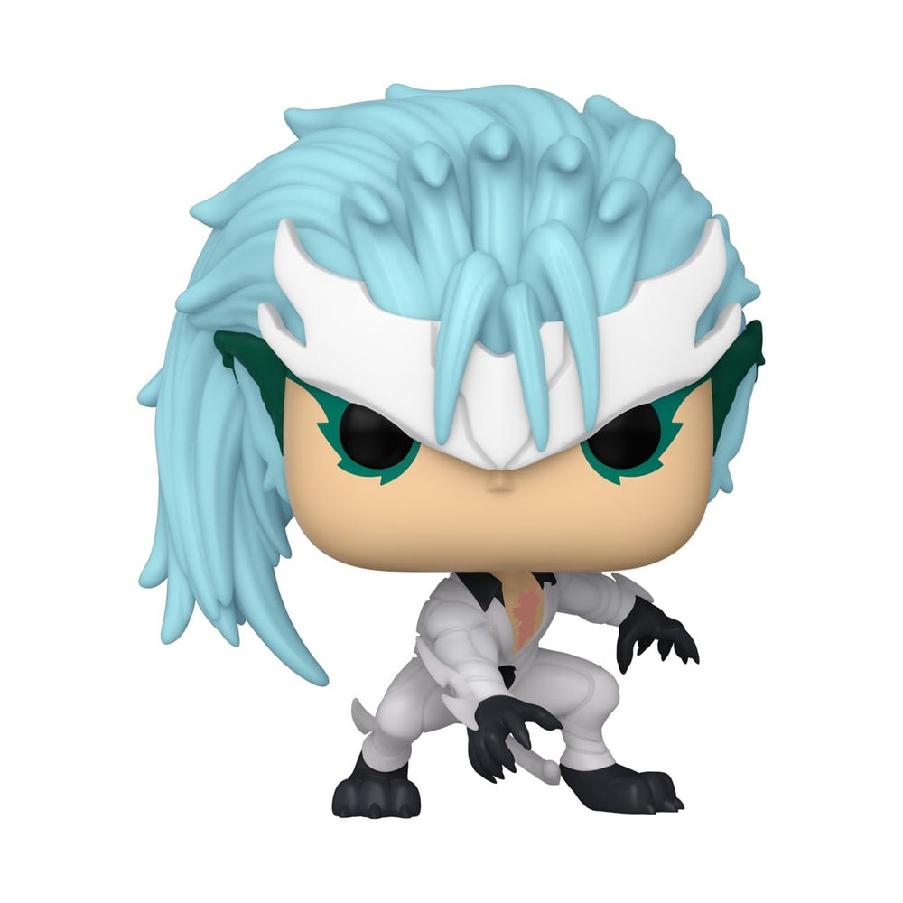 Funko Pop Animation Bleach Grimmjow Jaegerjaquez, side view, sturdy vinyl for daily display