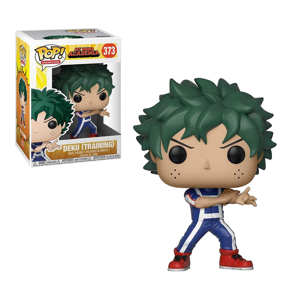 Funko POP! Deku training window box packaging for safe display.
