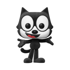 Funko Pop Felix the Cat flocked figure, three-point-seven-five-inch size for desk display