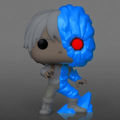 Funko Pop! Ice Todoroki chase detail showing rare variant on shelf.