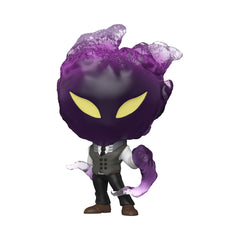 Close-up of Kurogiri’s stylized features in Pop! figure
