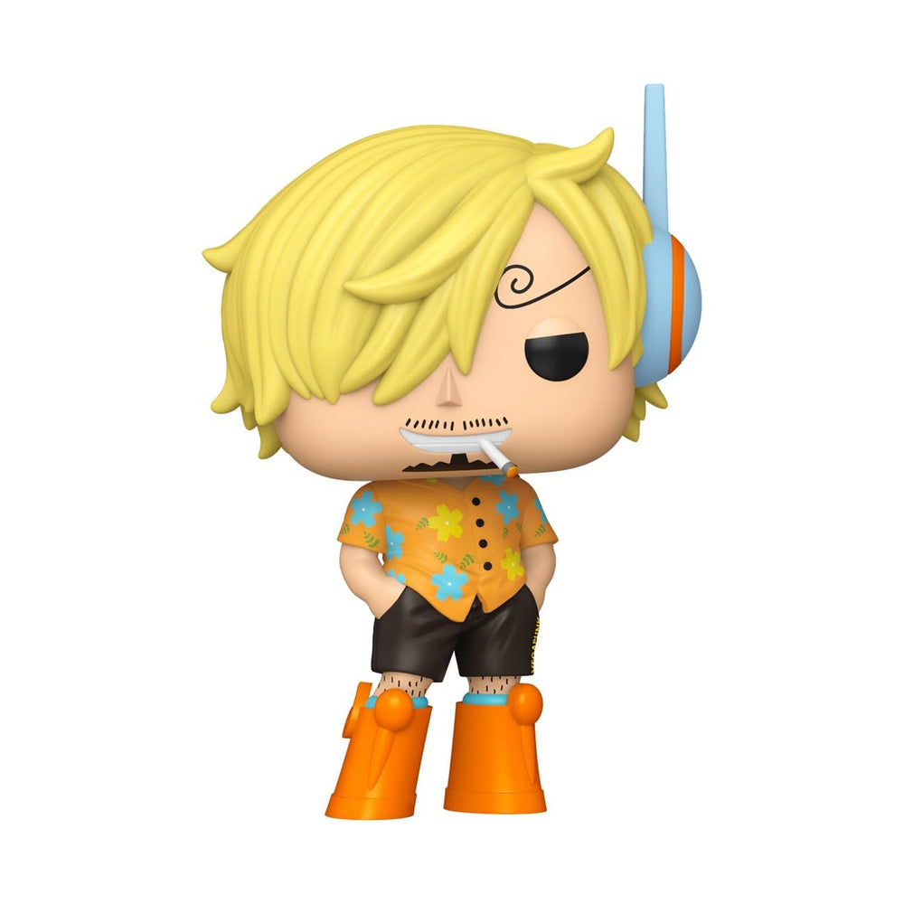 Funko Pop! Animation Sanji figure side view, ideal for shelf display.