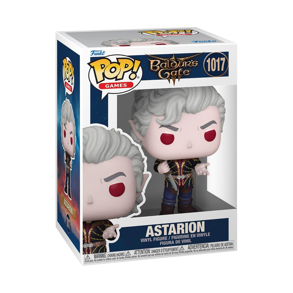 Funko Pop Baldur's Gate Astarion front-view figure for display and gifting