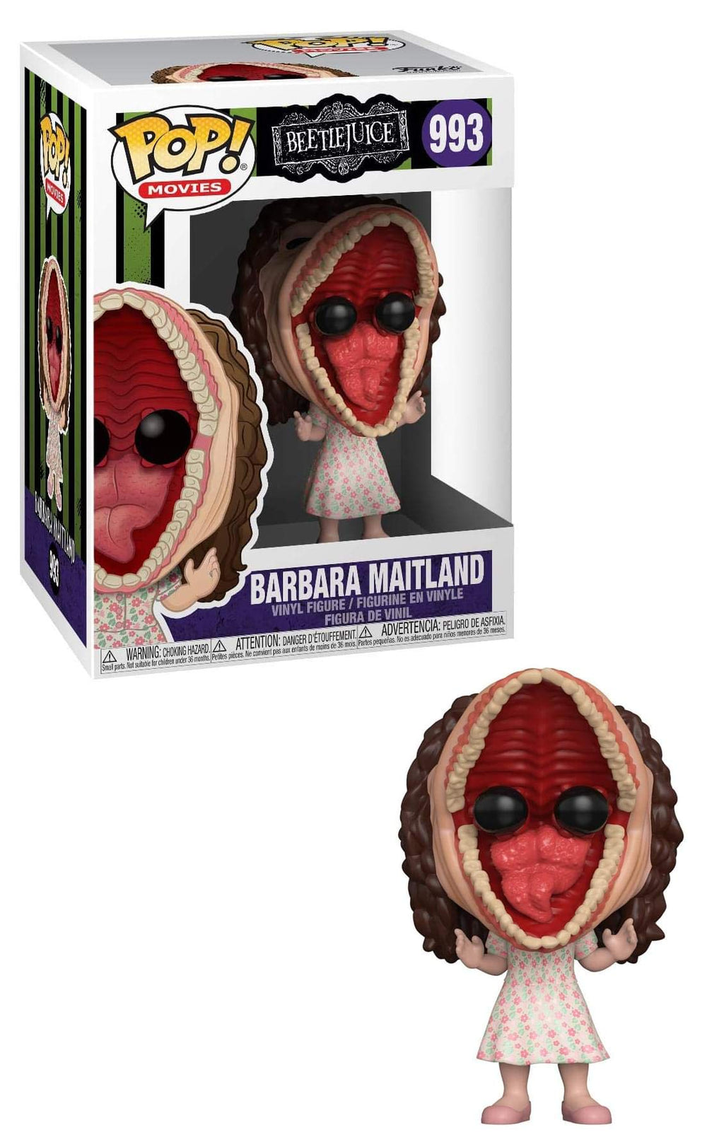 Funko Pop Beetlejuice Barbara Transformed display piece on shelf