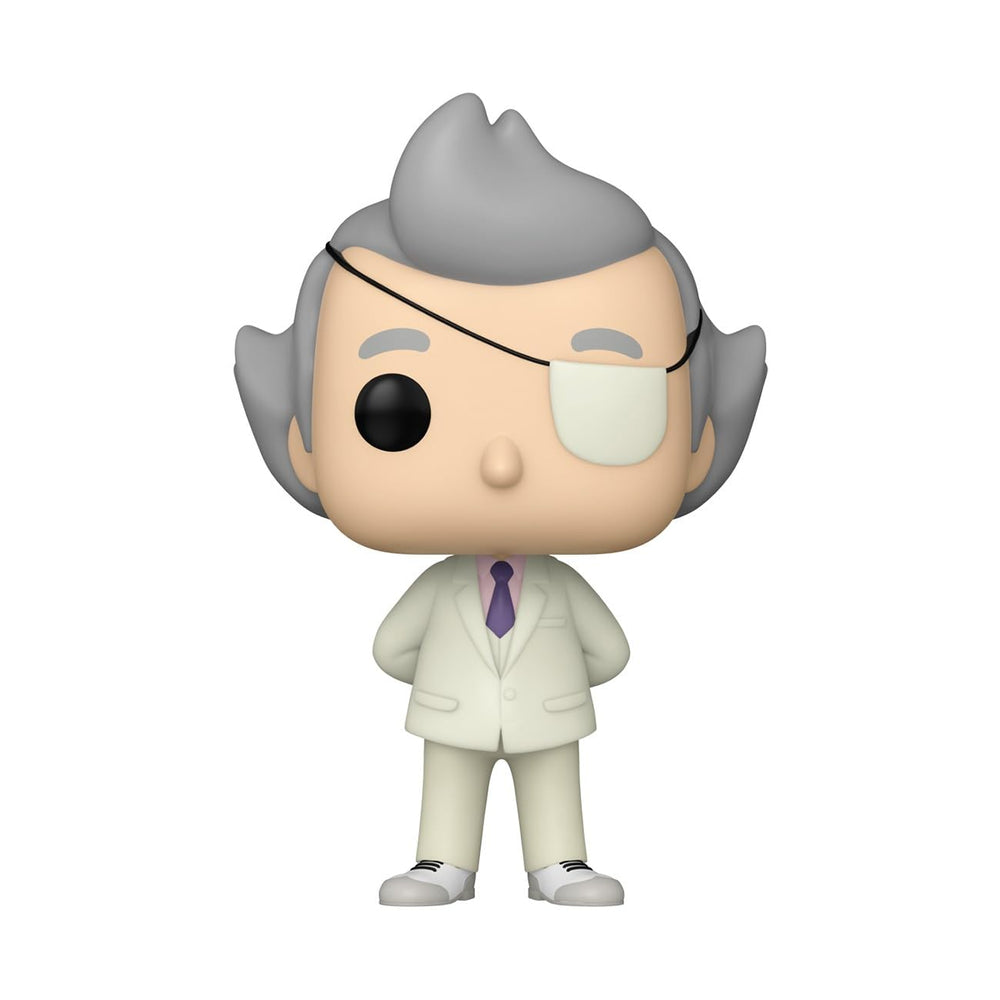 Funko Pop Bob's Burgers Calvin Fischoeder figure side view, ideal for shelf display and gifting
