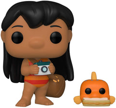 Funko POP Lilo with Pudge front view; display-ready collectible.