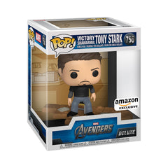 Funko Pop! Deluxe Tony Stark Shawarma figure detail, ideal for Marvel collection display