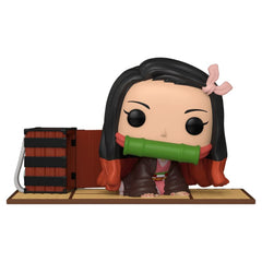 Funko Pop Demon Slayer Mini Nezuko in box with exclusive sticker enhances display and collection value.