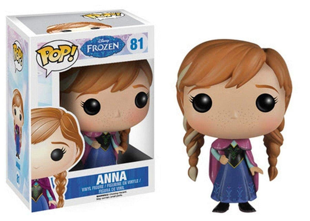 Funko POP Disney Frozen Anna figure front view for display and gifting