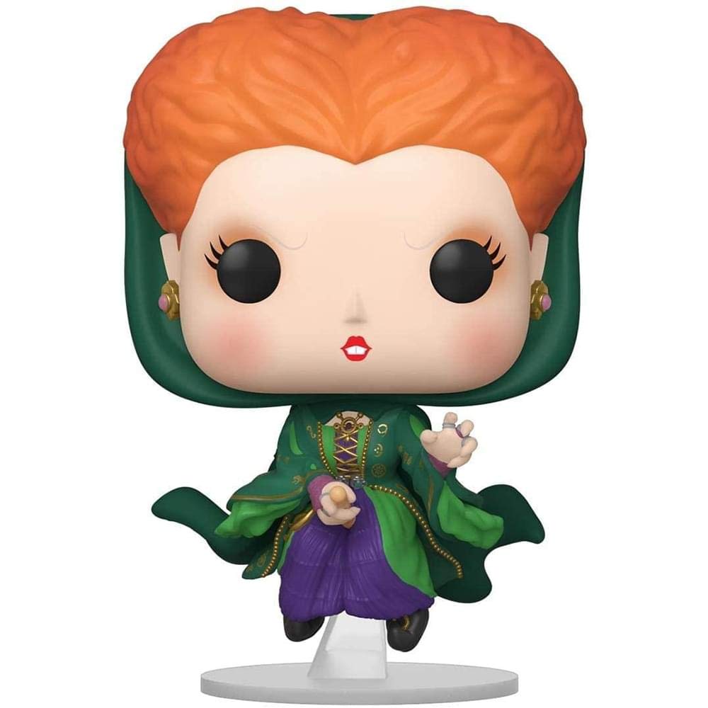 Funko Pop Disney Winifred Flying front view, ideal for display and collection