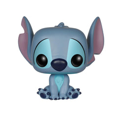 Funko Pop Disney Lilo & Stitch seated figure stands securely on shelves and desks.