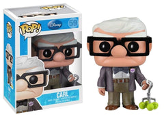 Funko Pop Disney Series 5 Carl figure side view ideal for shelf display.