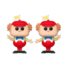 Close-up of Tweedle Dee & Dum figures in colorful finish