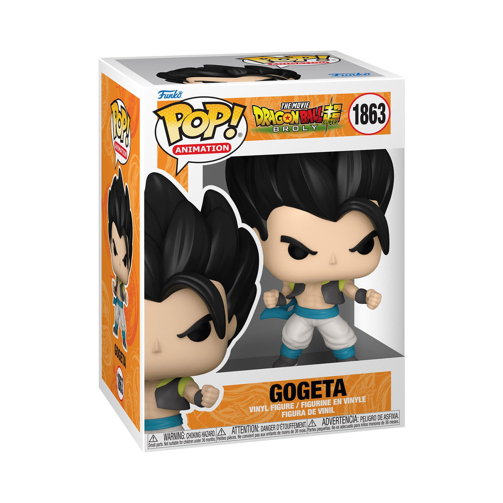 Funko Pop Dragon Ball Super Gogeta figure ready for display and collection.