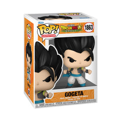 Funko Pop Dragon Ball Super Gogeta figure ready for display and collection.
