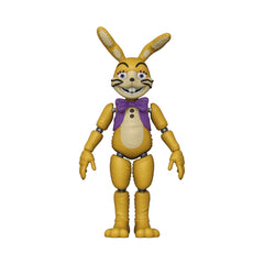 Colorful multicolor design enhances shelf display and fan collection of FNAF Dreadbear figures.