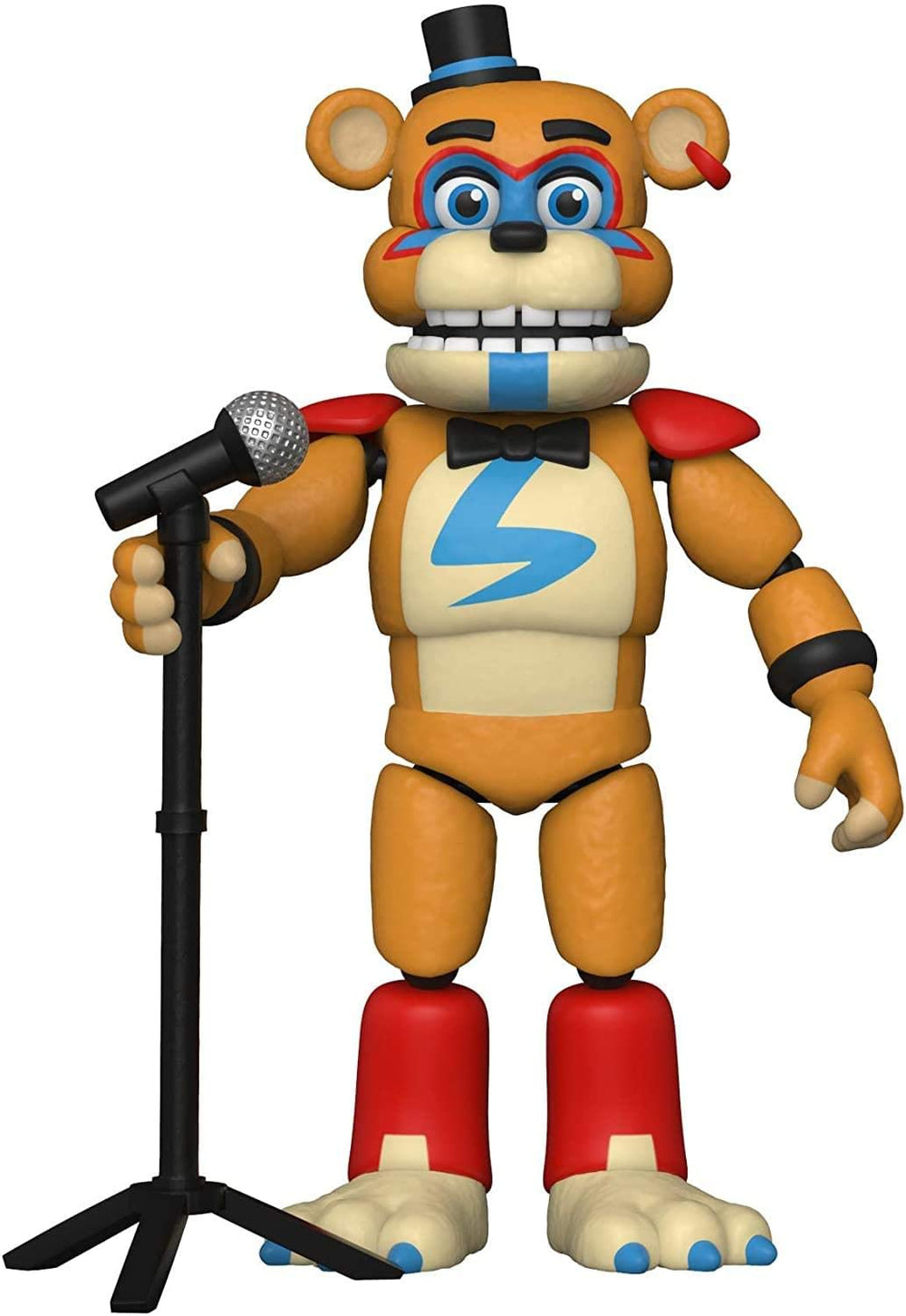 Funko Pop Glamrock Fred figure pose for display and collection.