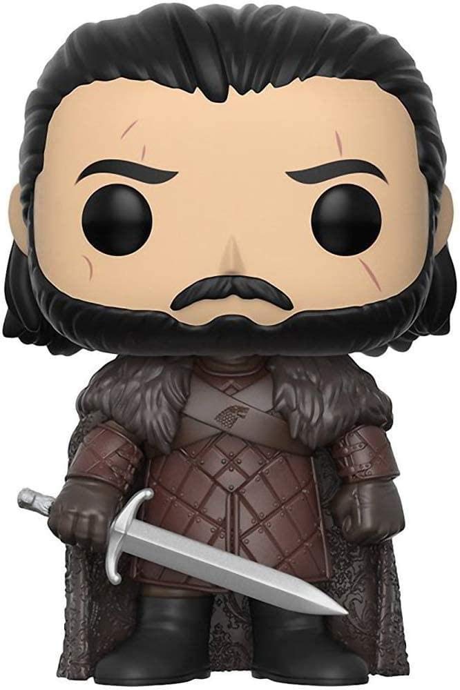 Jon Snow GOT Funko Pop box packaging shows authentic styling for gifting.