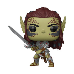 Funko Pop! Lae'zel vinyl figure with dynamic pose, ideal display shelf centerpiece.